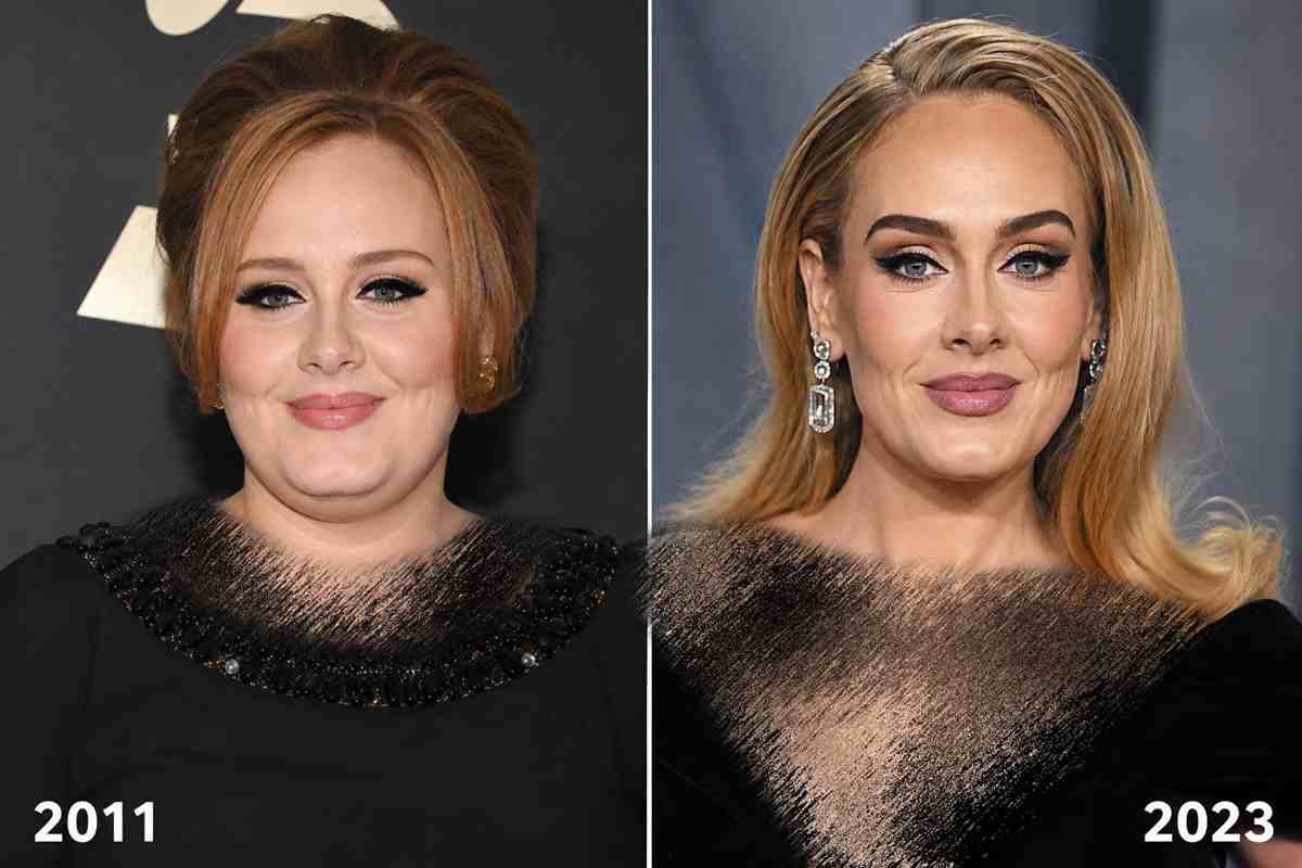 عکس‌های قبل و بعد آدل خواننده مشهور انگلیسی از رژیم های لاغری