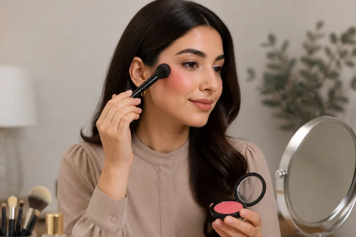 این روزها رژگونه را دیگر مثل قبل نمی‌زنند ؛ مدل جدیدش را ببینید
