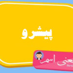 معنی اسم پیشرو ؛ تبریک تولد اسم پیشرو