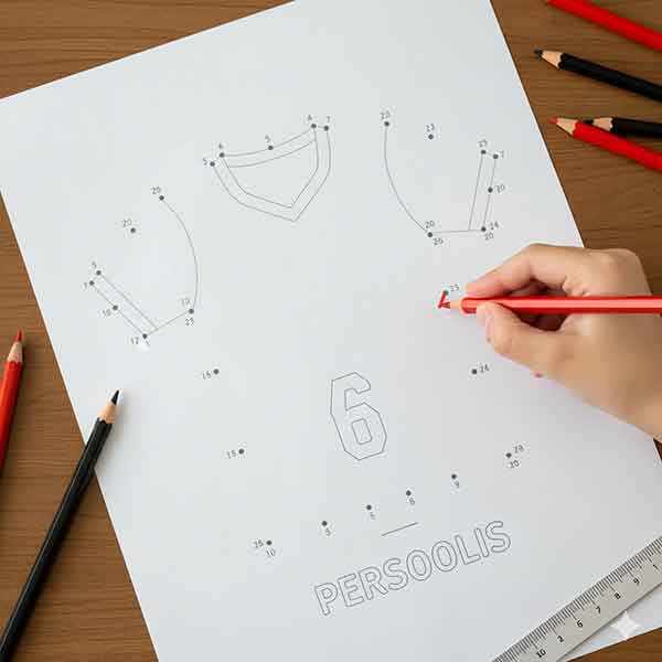 آموزش نقاشی پرسپولیس آسان