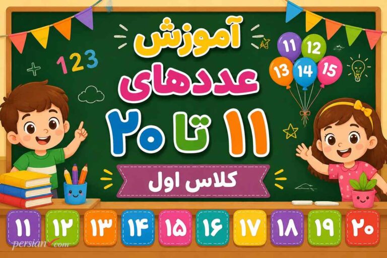 آموزش اعداد ۱۱ تا ۲۰ کلاس اول ؛ آموزش مفهوم دسته‌های ده تایی و ارزش مکانی