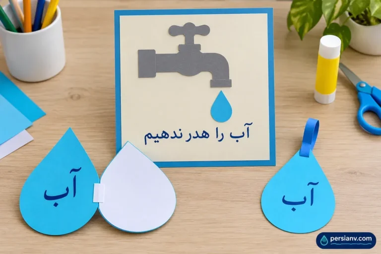 کاردستی صرفهجویی آب؛ ۳ مدل ساده با مقوا برای مدرسه
