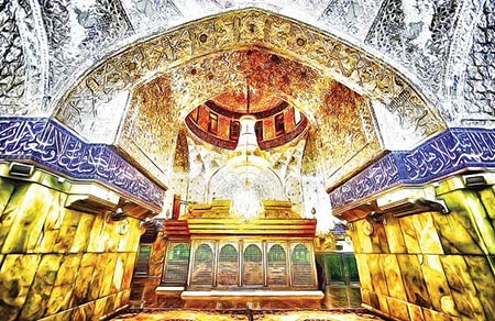 استجابت دعا در زیر قبه امام حسین قبه امام حسین