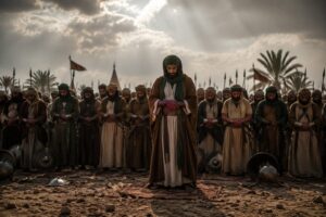 نماز ظهر عاشورا چند رکعت بود؟ فلسفه نماز خوف امام حسین(ع) - نماز ظهر عاشورا