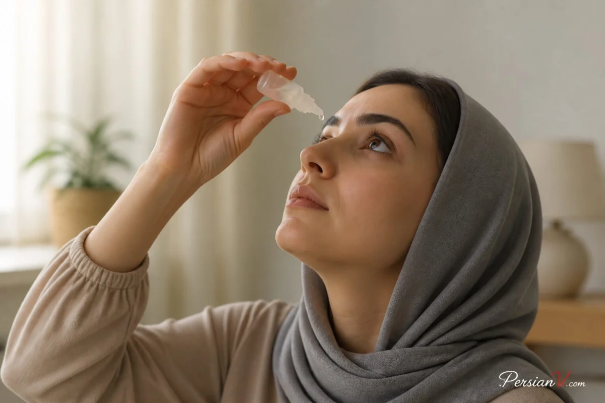 آیا قطره چشم روزه را باطل میکند؟ حکم رسیدن مزه قطره به گلو