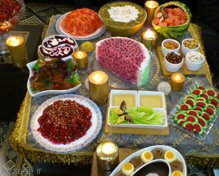 چیدمان و دکوراسیون شب یلدا دکوراسیون شب یلدا