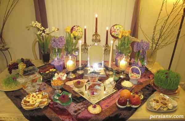 اتتخاب رومیزی هفت سین رومیزی هفت سین