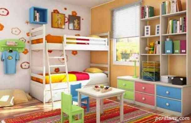 دکوراسیون اتاق دوقلوها
