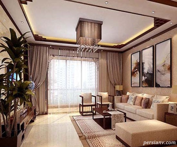 مدل پرده پذیرایی مدرن و شیک