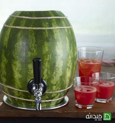 ایده جالب هندوانه یلدایی چیدمان سفره شب یلدا