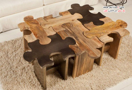 مدل های میز پذیرایی چوبی