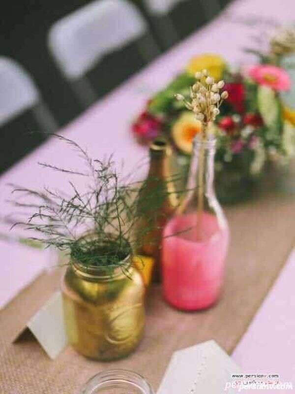 دکورهای زیبا و ابتکاری جشن عروسی در فضای باز