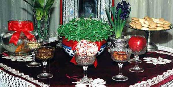 سفره هفت سین لاکچری