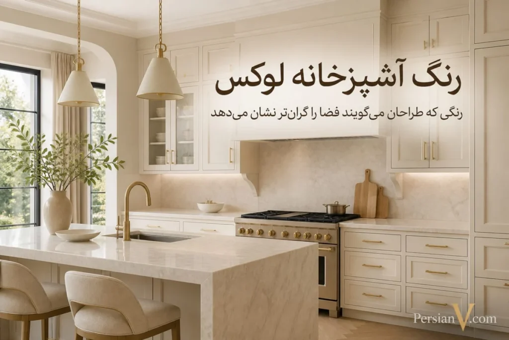 طراحان روی یک رنگ اتفاق نظر دارند؛ این رنگ آشپزخانه را گران‌تر از چیزی که هست نشان می‌دهد
