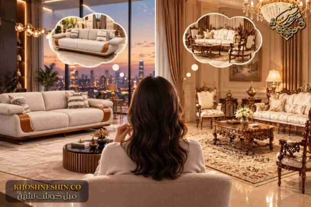 بین مبل راحتی و کلاسیک کدوم مناسب منه؟ نکات طلایی قبل از تصمیم نهایی