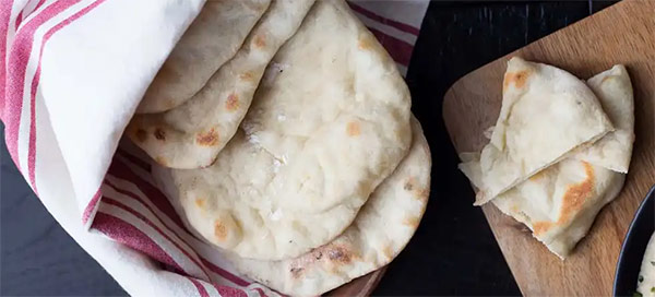نگهداری نان پیتا