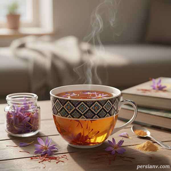خاصیت دمنوش گل زعفران