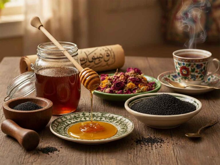 خواص سیاه دانه و عسل ؛ فرمول معجزهآسا برای تقویت سیستم ایمنی و درمان بیماریها