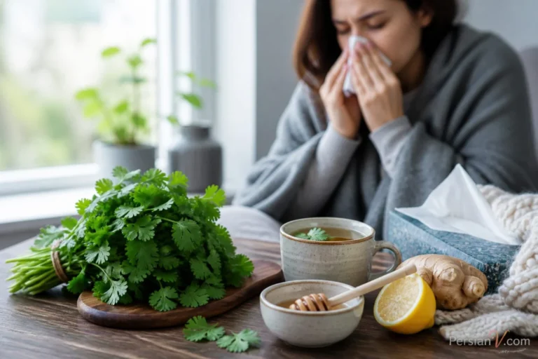 خواص گشنیز برای سرماخوردگی