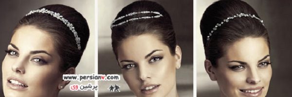 مدل های تاج و گل سر عروس
