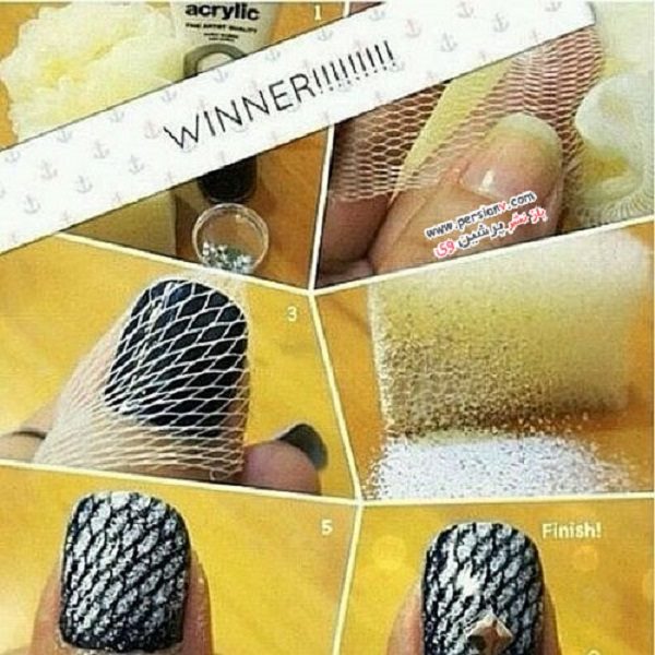 طراحی ناخن های ساده و شیک