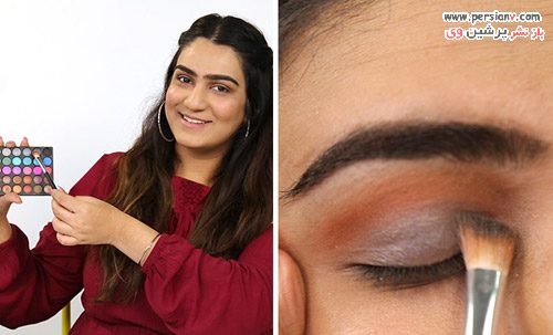 آرایش چشم با سایه اکلیلی